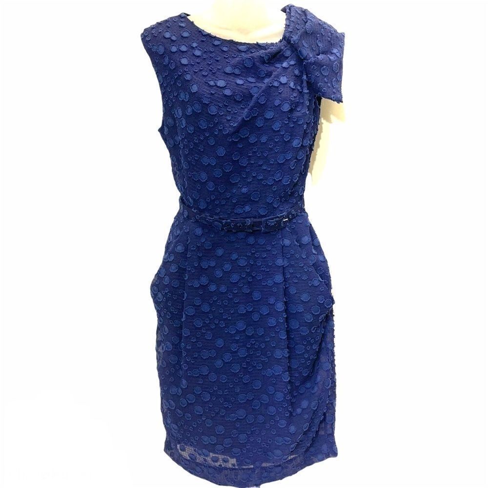 Eva Franco polka dot sheath dress retro style 40s